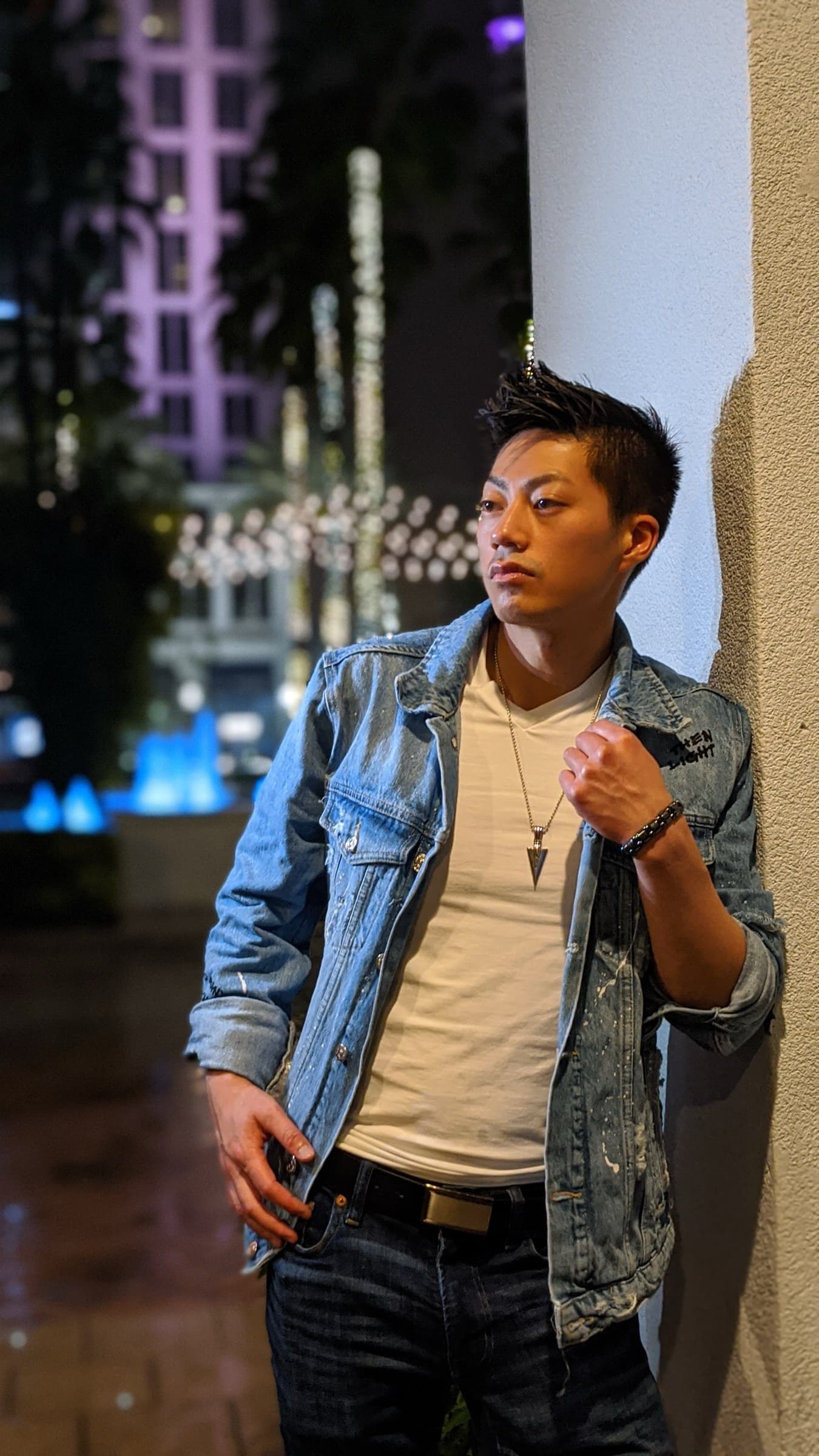 Larry Nguyen press photo: City at night